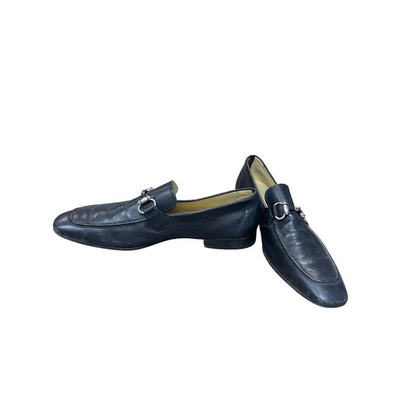Magnanni Mens From Spain Black Leather Loafers  Size 11 SKU 9482 - Picture 2 of 16